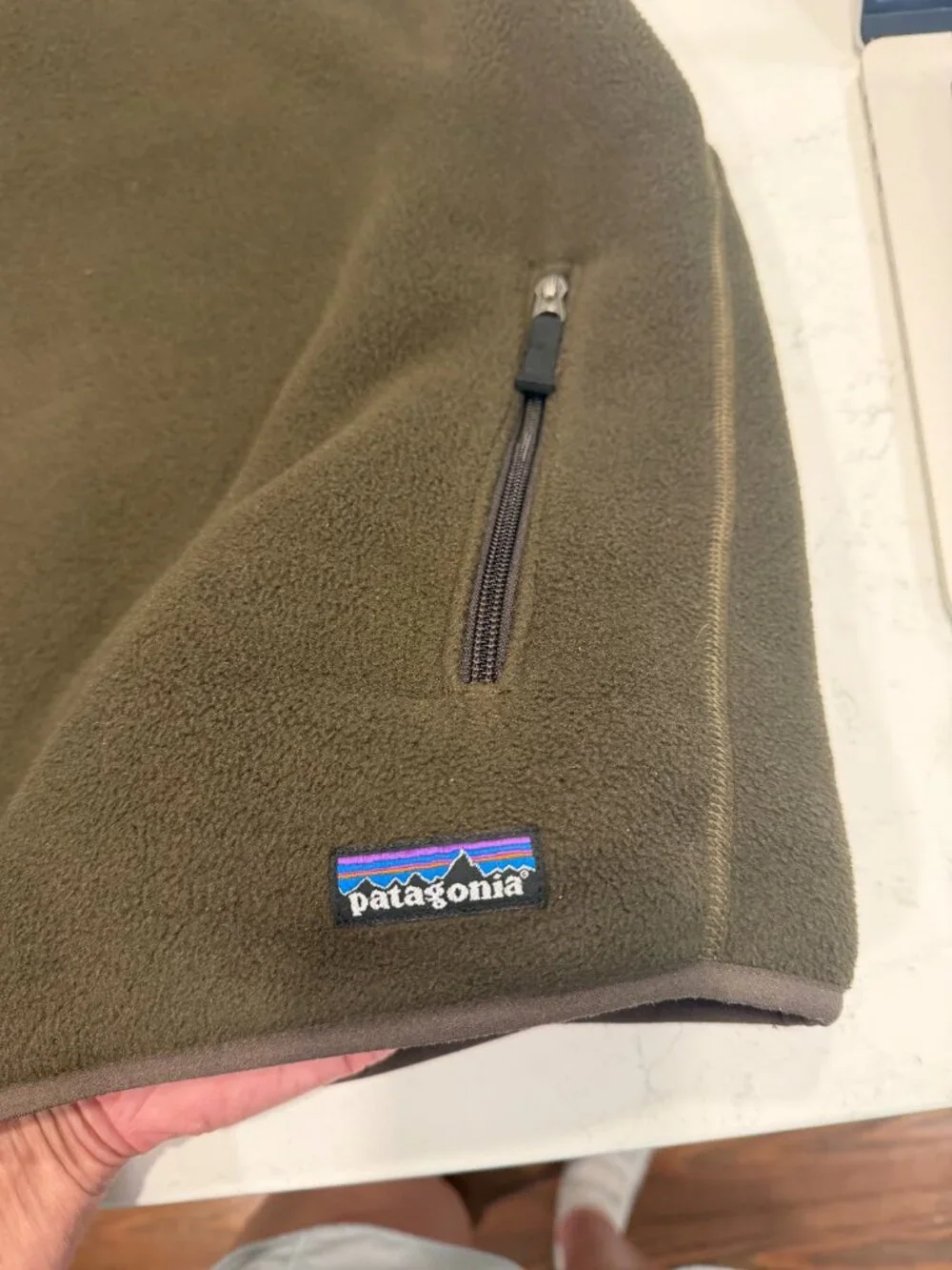 Patagonia Men's Fleece XXL brown vest